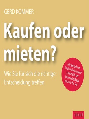 cover image of Kaufen oder mieten?